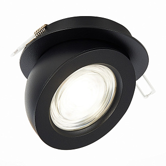 Встраиваемый светильник 11 см, 10W 3000K ST LUCE Встраиваемые светильники ST654.438.10 Черный, вр 9 см