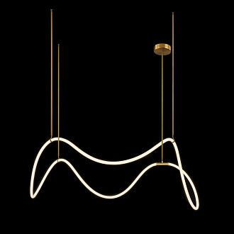 Подвесной светильник 138, см, 40W, 3000K, Loft IT Thread 10388P/C Brass, бронза