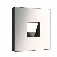WL02-RJ-CP Накладка для розетки Ethernet RJ-45  и телефонной розетки RJ11, глянцевый никель Werkel, 4690389100406