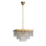 Подвесная люстра Loft IT Prism Clear 10019/500S, золото