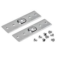 Соединитель профиля 8*2,2*-0,3 см,  Lightstar Uno 509180, серый