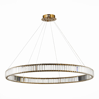 Люстра подвесная 102 см, 68W 4000K ST LUCE TIVOLI SL1622.313.01 Латунь