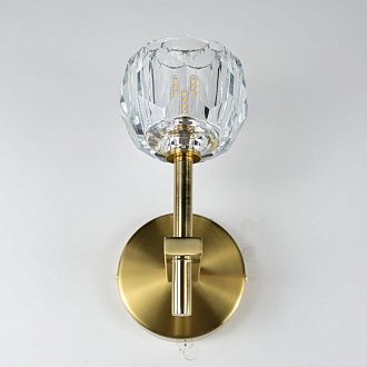 Бра Boule de Cristal Single Sconce Brass 22*11*22 см, 1*G9*40W, ImperiumLoft 44.234, Латунь
