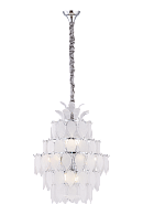 Люстра Ø430 x H550, мм, 12*40W (480W), CHROME+WHITE (Хром+Белый) NewRgy 8775/12CR CHROME+WHITE