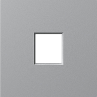 Donel A07 матовый серый накладка 1-я для розеток RJ45,TV,SAT,HDMI , серия DB, DE85940