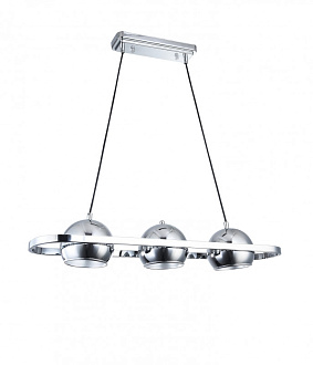Подвесной светильник 19*78*139 см, 3*E27 хром, серебро Vele Luce Helix  VL5153P03