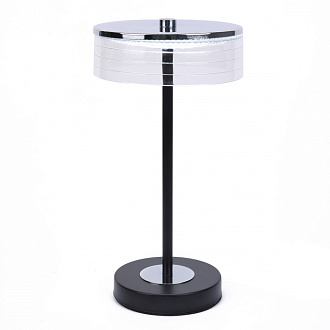 Настольная лампа 31 см, 7W, 4000K, Lumion 8203/1TL, черный-хром