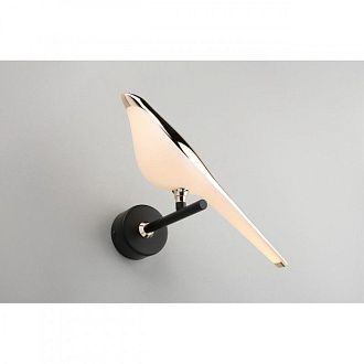 Детское бра 20*18*23 см 10W, 3000K, Aployt Astor APL.822.01.10, черный