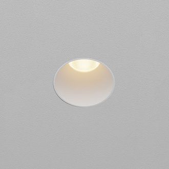 Встраиваемый светильник 9*10 см, вр 6 см, *LED*10W, 3000K, Maytoni Dip DL120-10W-3K-TRS-W, Белый