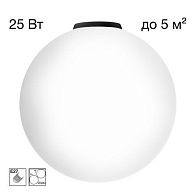 Потолочный светильник 30 см, Citilux RON CL941D30B5, черный