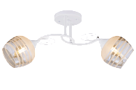 Люстра L580 x W130 x H250, мм, 2*40W (80W), WT (Белый) Sfera Sveta 1556/2 WT