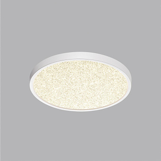 Cветильник 30*2,5 см, LED 24W, 3000/4000 К, IP40, белый, пластик Sonex Omega White, 7661/24L