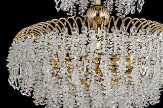 Люстра подвесная *80*60 см, 16*E14*40W, Arti Lampadari Bronte Gold Bronte E 1.5.80.106 G, золотой