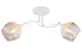 Люстра L580 x W130 x H250, мм, 2*40W (80W), WT (Белый) Sfera Sveta 1556/2 WT