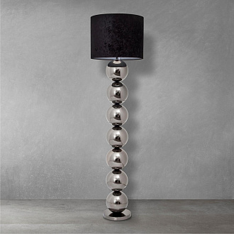 Напольный светильник 42*42*161 см, Е27 1x40ВтW, , Дымчатый, Хром MODELUX ML.700.01FL BK