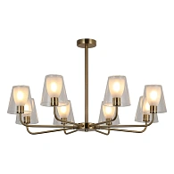 Люстра на штанге 80 см, Gerhort G31354/8BRS CL, бронза