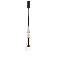 Подвесной светильник 12,5*180 см, LED, 9W, 4000К, Favourite Dolci 4465-1P черный