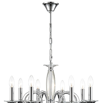 Люстра подвесная 87*110 см, 8*E14 Lumion Laoka 8032/8 хром