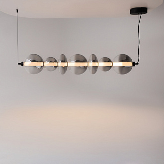 Подвесной светильник 117,5*20*325 см, LED, 40W, 3000К, Maytoni Futuro MOD307PL-L40B3K черный