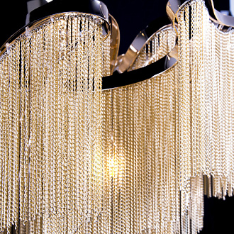 Потолочный светильник 80*83 см, 8*E14 Loft it Stream 10208/800C Gold