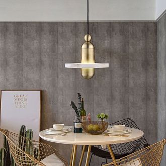 Подвесной светодиодный светильник Inodesign Median Gold 44.342