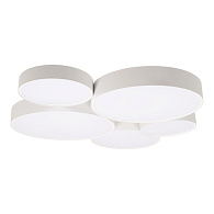 Потолочный светильник 90*10,6 см, 5*LED 4000K белый Loft It Drum 10218 White
