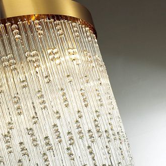 Подвесная люстра Odeon Light Refano 4848/8, диаметр 60 см, золото