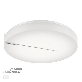 3086/CL SN Светильник пластик/хром LED 30Вт 4000К D330 IP43 PIN