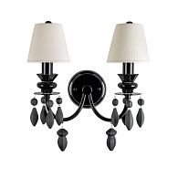 Бра 35 см, Loft IT Grace 10203/2W Black, черный