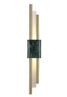 Бра 59 см, 6W, 3000K Crystal Lux CARTA AP6W LED GREEN/BRASS Зеленый /латунь