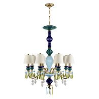 Подвесная люстра 63 см, Loft IT Grace 10203/8 Green, золото