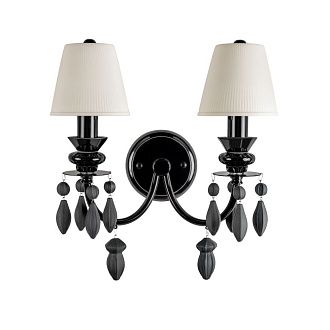Бра 35 см, Loft IT Grace 10203/2W Black, черный