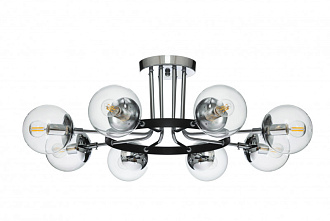 Потолочная люстра  77*28 см, 8*E14 хром Vele Luce Intenso VL1413L08