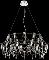 Подвесная люстра 100*100*97 см, LED, 48W, Wertmark  WE336.48.103 хром