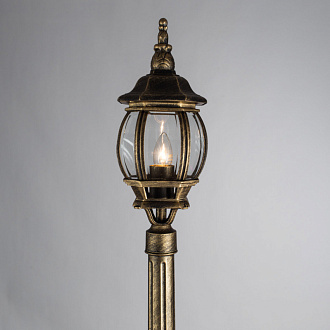 Садово-парковый светильник 226 см Arte Lamp Atlanta A1047PA-1BN, коричневый