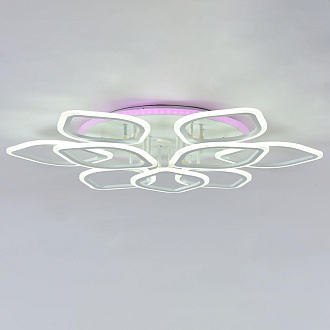 Люстра потолочная Citilux Ромби Смарт CL236A190E, 105W LED, 3000-5500K, диаметр 91 см, белый