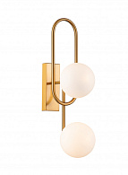 Настенный светильник 230*120*475 мм, 2*G9 латунь Indigo Opaco V000151, 11015/2W Brass