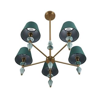 Люстра *72*78-78 см, 5*E14*40W, Lumion Vermont LUM8275/5, латунь