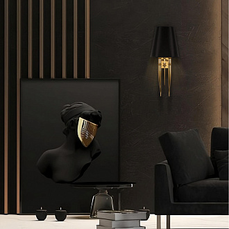 Настенный светильник 28*18*71 см, 2*E14*40W золото Loft It Brunilde 10207W/M Gold
