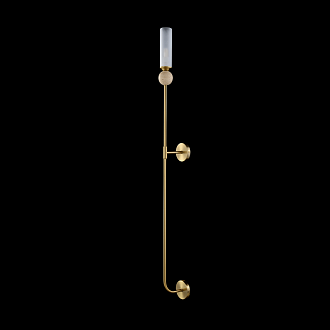 Бра *6*115- см, 1*E14*60W, Crystal Lux Simply SIMPLY AP1.2 BRASS, Латунь