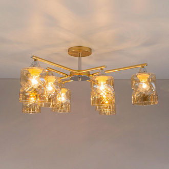 Люстра 70 см Citilux Клод CL137182 золото