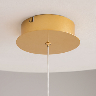 Подвесной светильник 36*36*336 см, LED, 3000К, Maytoni Membrane MOD345PL-L11BS3K латунный