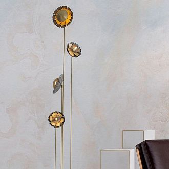 Торшер CAMELLIA FL Латунь 28*28*170 см, 4*G9*40W, ImperiumLoft CAMELLIA-FL01, Латунь