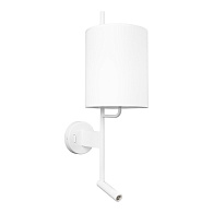 Настенный светильник 18*58 см, 2*E27+LED*1X40W + 1X3W 3200K LOFT IT Ritz 10253W/B White белый