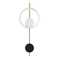 Бра 7,2*22*59 см, LED 13W*3000 К, Lumion Marque белый, черный, золотой, 5691/13WL