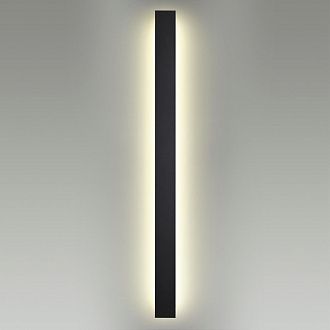 Бра 120 см, 29W, 3000K, Odeon Light FIBI 4379/29WL, черный