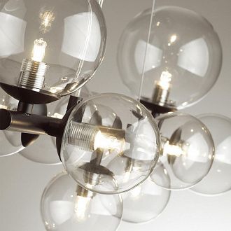 Люстра Odeon Light Tovi 4818/14, диаметр 77 см, черный, двойное крепление