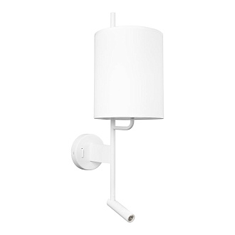 Настенный светильник 18*58 см, 2*E27+LED*1X40W + 1X3W 3200K LOFT IT Ritz 10253W/B White белый