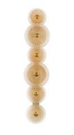 Бра W200 x H930, мм, 30W, GOLA+CLEAR+AMBER (ЗОЛОТОЙ+ЯНТАРНЫЙ) NewRgy W5856P/6 GOLD+CLEAR+AMBER