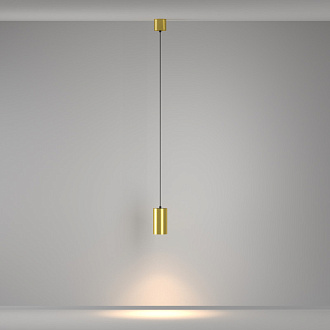 Подвесной светильник 8 см, 20W, 3000K, 50°, Maytoni Vol P100PL-20W3K-BS, латунь